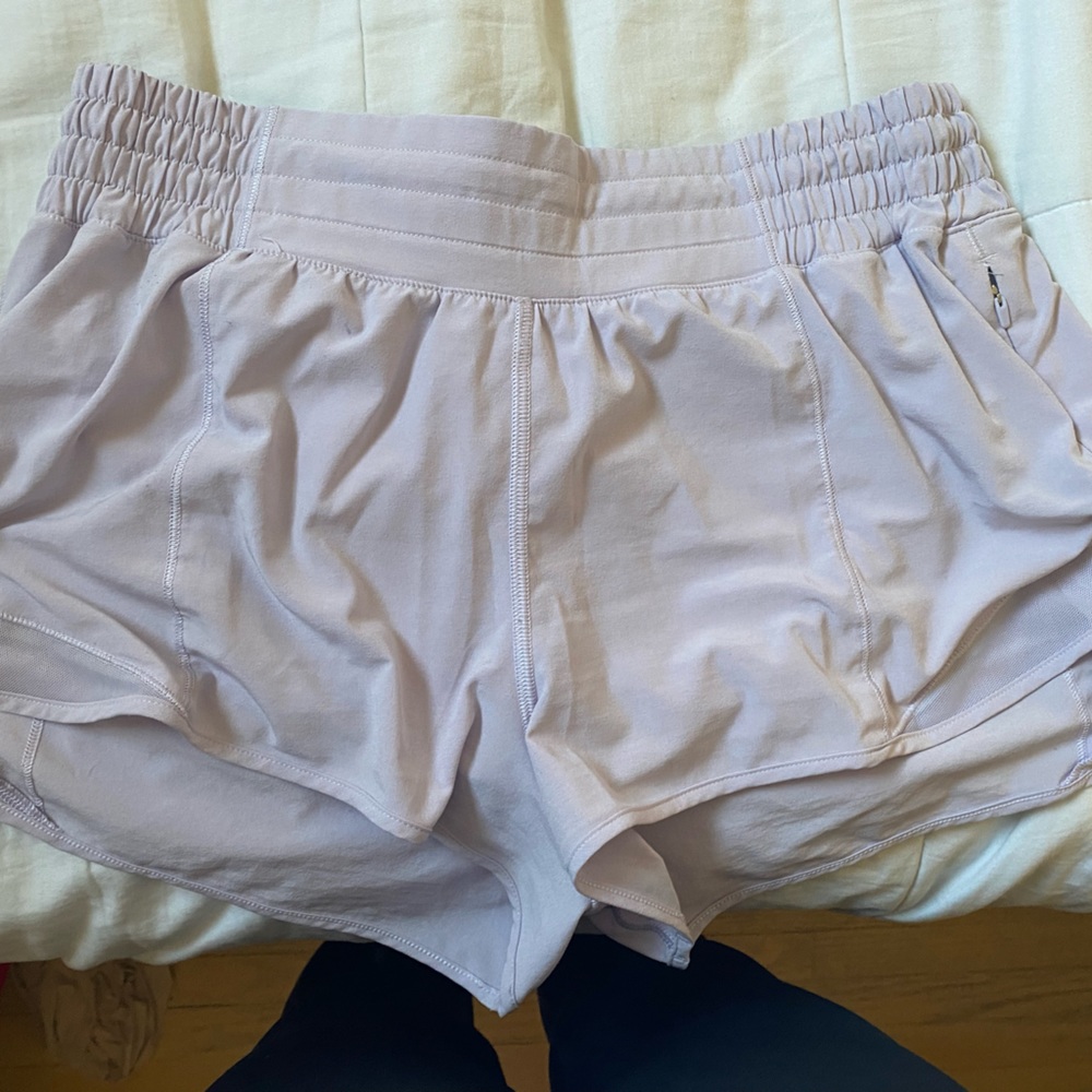 Lavender Lululemon Hotty Hot Shorts 2.5”